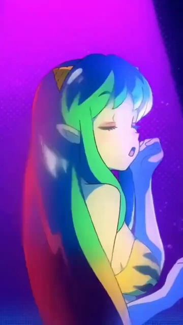 lums Dance but someone forgot the Music 💀 #anime #uruseiyatsura #animeclip #animeedit #edit #memes