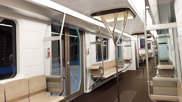 Metro Warszawskie - wagony Siemens Inspiro смотреть онлайн