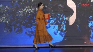 АЛЬБИНА ЖЕРЛИЦИНА, коллекция "ТОНКОЙ НИТЬЮ" на выставке-форум "Уникальная Россия", Москва. 09.05.24