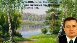 269.6.В.Ю. КЛИП. Песня. Я в весеннем лесу пил берёзовый сок. Исполняет  Волуев И.В.