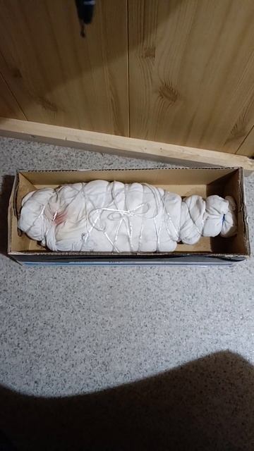 Пробую солить леща сухим посолом.