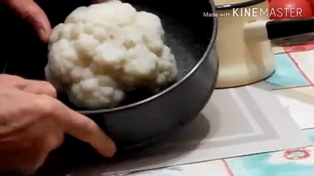 Цветная капуста под молочным соусом смотреть онлайн