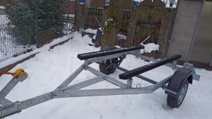 Русич 450 оцинкованный лодочный прицеп.