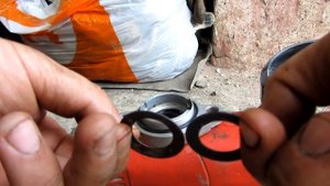 Ремонт рулевой рейки Калина установка тарельчатая пружина SS 20