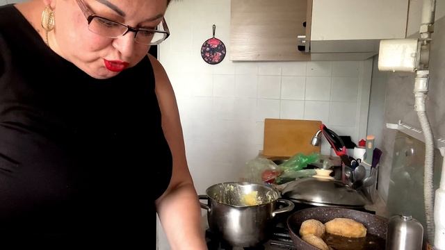 КОТЛЕТЫ ИЛИ БЫСТРЫЕ ПИРОЖКИ ИЗ КАРТОШКИ/ГОТОВИМ ВМЕСТЕ