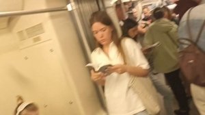 поезд ока баклажан 🍆🍆🍆 на солнцевской линии