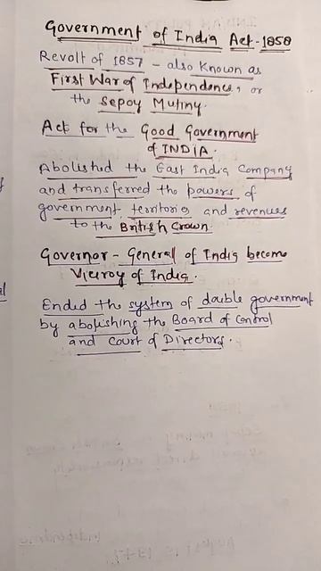 Government of India Act-1858 POLITY Laxmikant Chapter 1 Historical Background смотреть онлайн