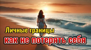 Личные границы, как не потерять себя. Саморазвитие