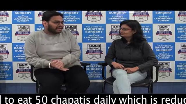 Weight Loss Surgery in India, Dairy farmer loses 65 kg & eats everything after MGB at Jammu Hospita
