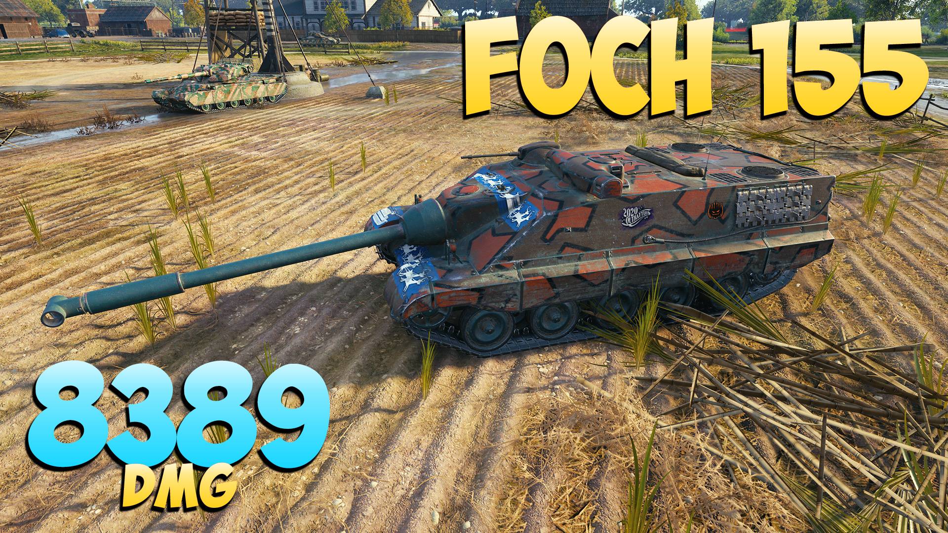 Foch 155 - 3 Фрагов 8.3K Урона - Изящная дробилка! - Мир Танков