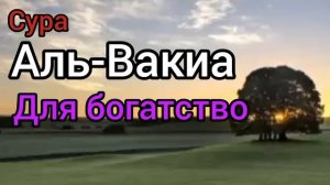 Сура Аль Вакиа для богатство слушайте утром и вечером