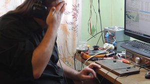 40м однодиапазонный трансивер. Провожу QSO.