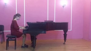 И. С. Бах. Двухголосная фуга до минор