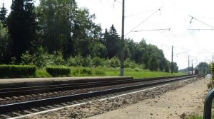 Электровоз ЧС4Т-657 с поездом № 022А Прага - Москва