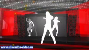 Футаж Дискотека танцы