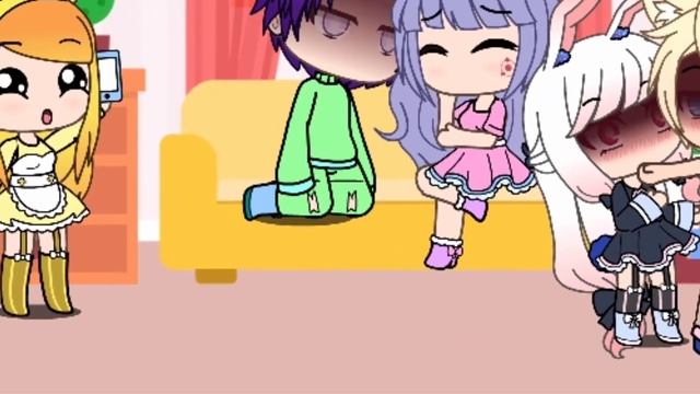 //Гача лайф челлендж 24 часа в комнате с парнями😏🍪\\ помогите добить 10 подписчиков