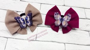 Бантик из искусственной замши🎀