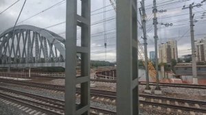 Надвижка моста ВСЖМ через канал Москвы - завершена.