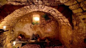 Строю подземное каменное убежище, укрытие от снега и холода