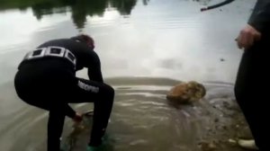 первый раз ) подводная охота)