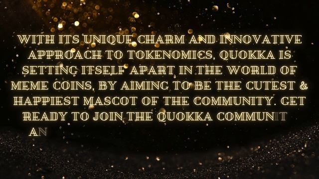 $QUOKKA - The happiest Memecoin on ICP 😃 🧡