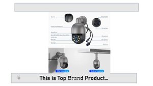 Techage 8CH PTZ Security POE IP Camera System