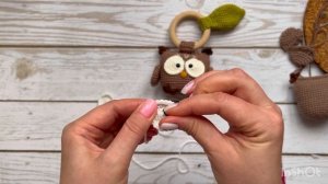 МК ПОГРЕМУШКА СОВА КРЮЧКОМ, описание вязания