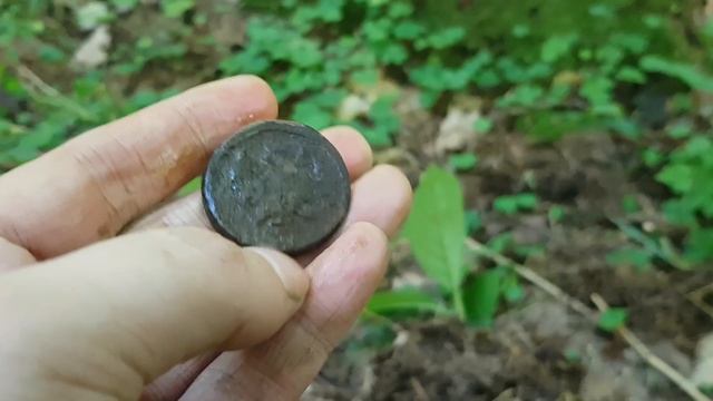 Коп по лесной дороге по старине. Грибы, эхо войны. смотреть онлайн