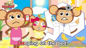 Baby Song | Five Little Monkeys - Nursery Rhymes for Kids | English Song for Children | Dance music