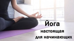 Йога настоящая для начинающих