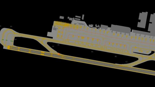 Path Planning of an UAV in a 3D Simulator for ATC Purposes