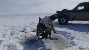 Ловим корюшку в Амурском лимане.