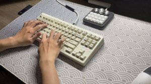 Meteor80 Typing Sound Test | JWK Epsilon (Rebuild w/ full foam)