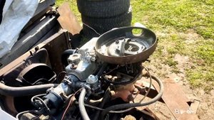 Первый запуск двигателя 2109 на минитракторе