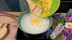 Брокколи в нежном сливочно-сырном соусе. Полезный ужин за 10 минут.