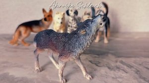 Обзор на мою коллекцию schleich волков и собак!