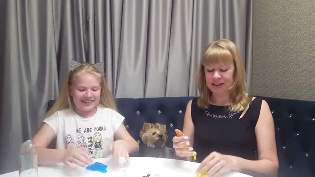 Делаем крутые слаймы, смешиваем цвета смотреть онлайн