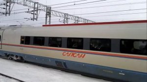 Сапсан на станции Тосно (Russian railway)