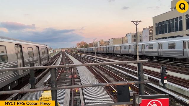 Railfanning Segment: Ocean Parkway (Q) [4K]