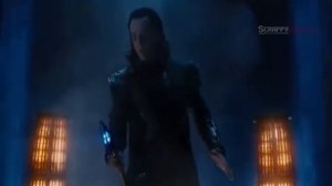 Локи сбегает из Щита с тессерактом (Мстители)