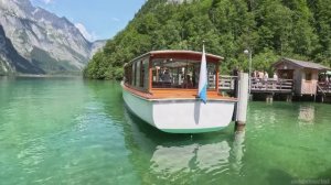 ИССЛЕДУЙТЕ озера Кенигзее и Оберзее в национальном парке Берхтесгаден, Германия.