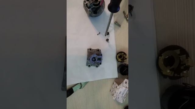 Ремонт возвращательной пружины замка зажигания.контактная группа замка зажигания.замок зажигания.