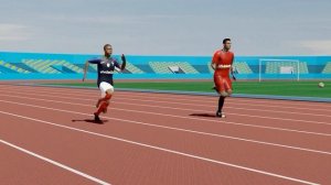 🏃♂️ Mbappe vs Ronaldo 100 Meter Race Animation 🏃♂️