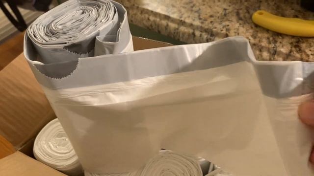 Simplehuman 55 Liter Trash Can & Compost Caddey and Plasticplace Code Q Bags Reviews