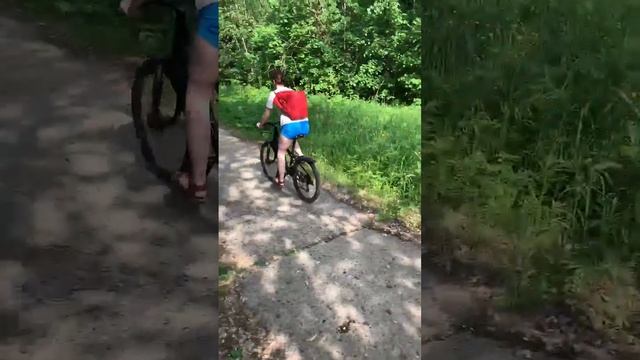 велопрогулка с друзьями на пляж Пироговское водохранилище