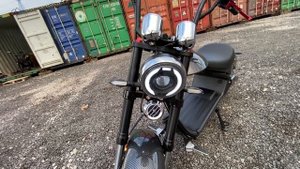 #Электроскутер #Чоппер 4000W 60V33Ah⚡️Валит до 70 км/ч. Запас до 50 км. Гидр.диск.тормоза.