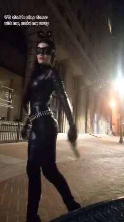 New cosplay 😁 #catwomancosplay #annehathawaycatwoman #batmancosplay #annehathaway