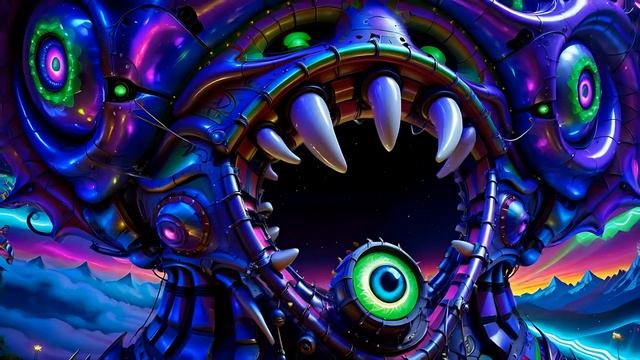 AI Manifest Psychedelic Dream Fuel [Psytrance Beat] [Ketamine Therapy] [2025 Visuals]