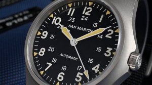 San Martin 38mm NH35 Retro Military Pilot Watch SN0137