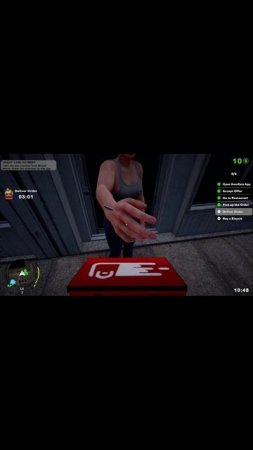 из видео СИМУЛЯТОР КУРЬЕРА #fun #приколы #угар #memes #мем #юмор #дифэйдж #FoodDeliverySimulatorDemo